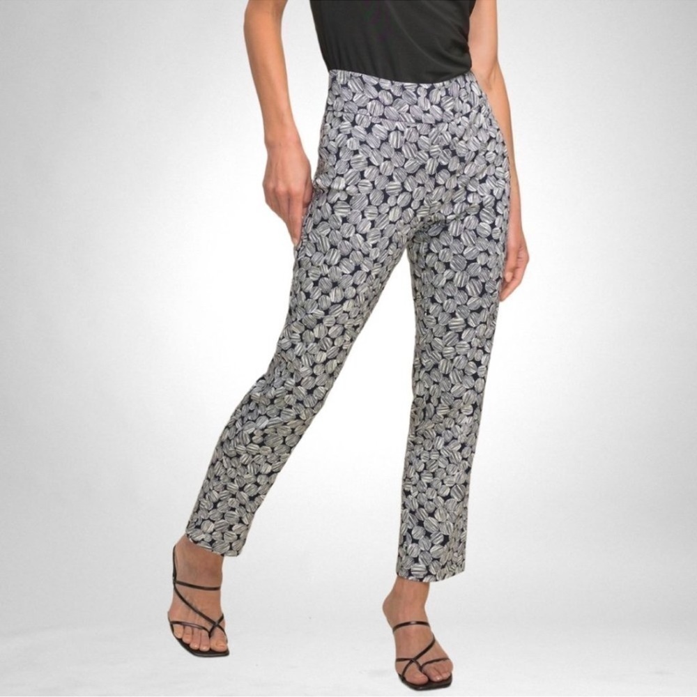 Joseph Ribkoff Graphic Polka Dot Straight Pants